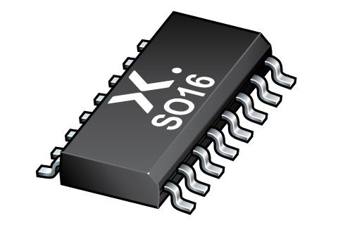 74HC4052D Integrated Circuit, CMOS Version, SO 16 Package