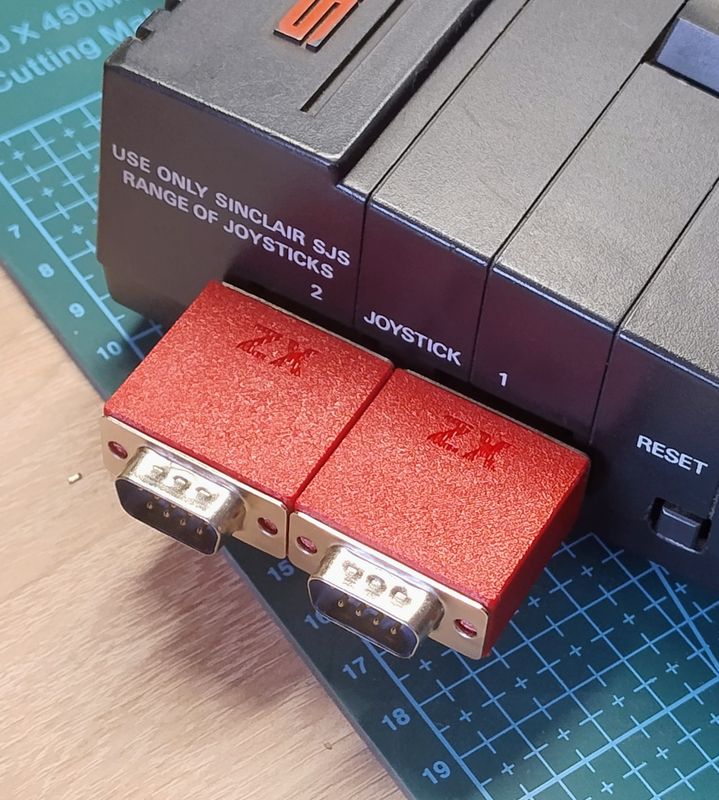 SJS Joystick Adapter for ZX Spectrum +3, 2 pieces