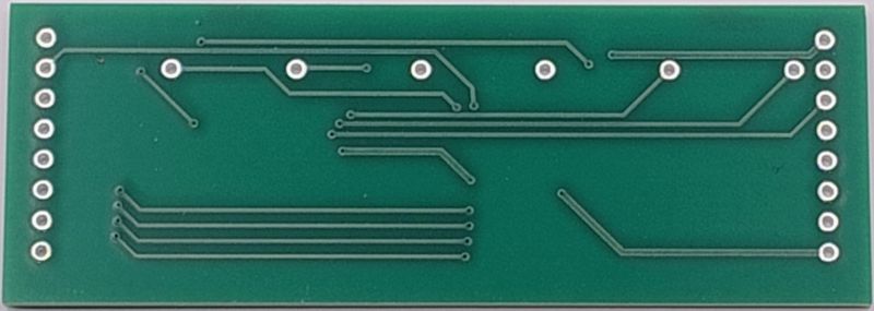 PCB replacement for DRAM memory 8 x 4116 (lower RAM) in ZX Spectrum
