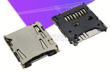 Connector, microSD card adapter, DM3AT-SF-PEJM5