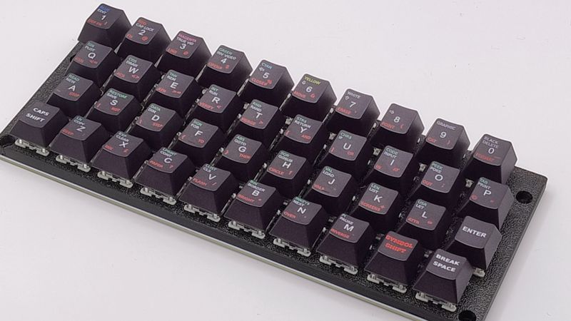 Mechanical Keyboard for ZX Spectrum and Clones, Colors