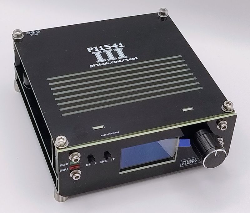Pi1541-III Disk Drive Emulator for Commodore, Black, RPi3A+
