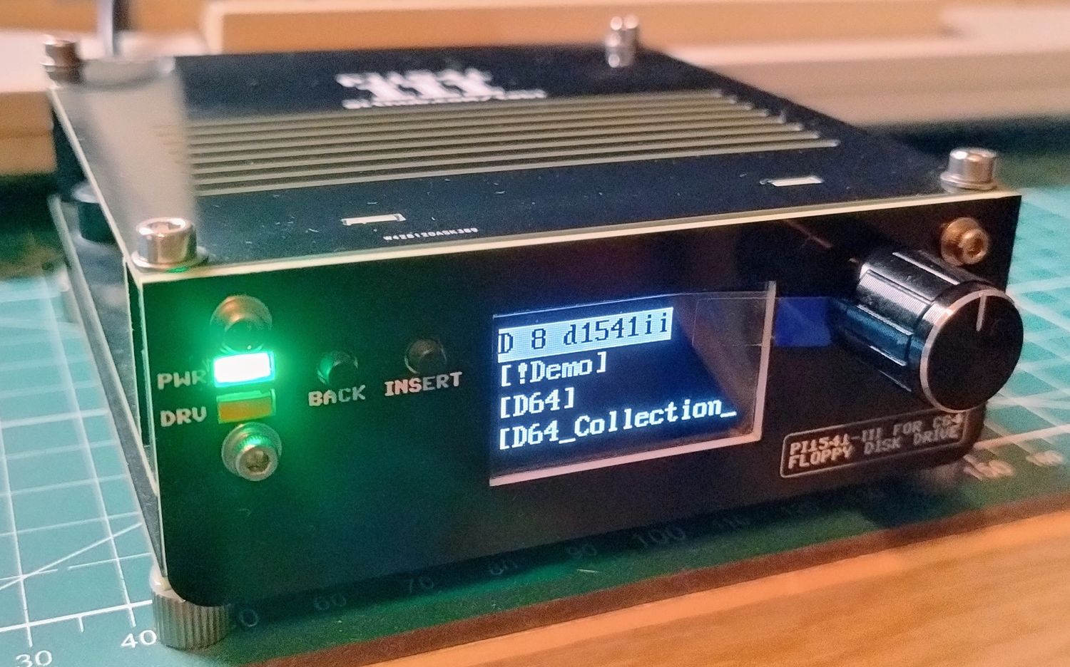 Pi1541-III Disk Drive Emulator for Commodore, Black, RPi3A+