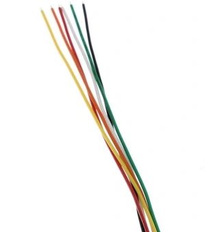 JST XH 2.54mm Single-Sided Connector + Socket, 6 Pin, 200 mm