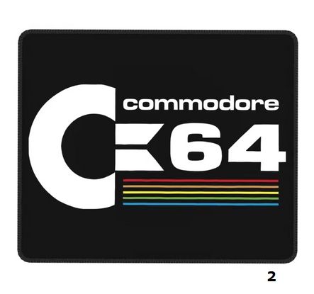Commodore Mouse Pad, dimensions 300 x 250 x 2 mm
