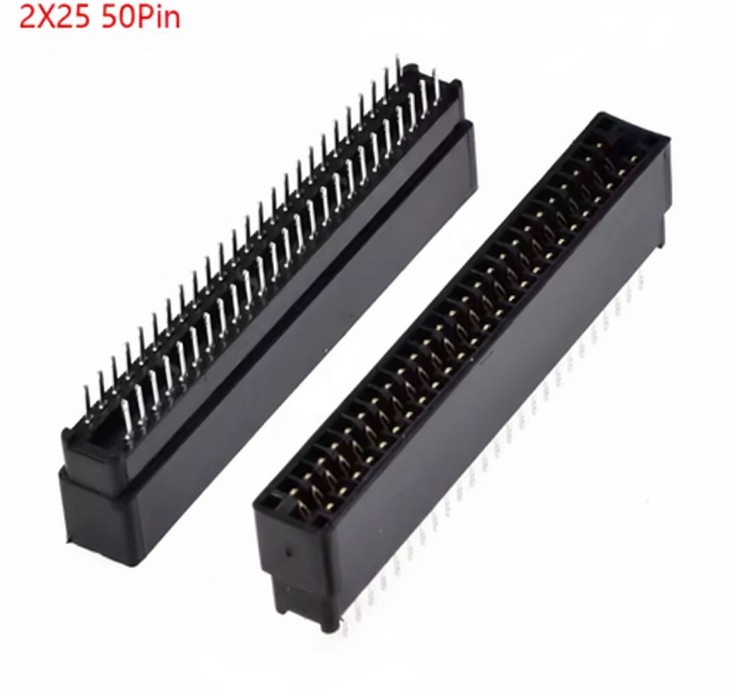 Edge Connector 2x25 Pin, Pitch 2.54mm
