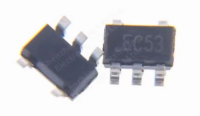 TVS Diode ESDA5V3SC5, SOT-23-5 package, SMD, 2 pieces