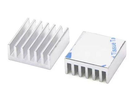 Heatsink 14x14x6 with adhesive tape for integrated circuits