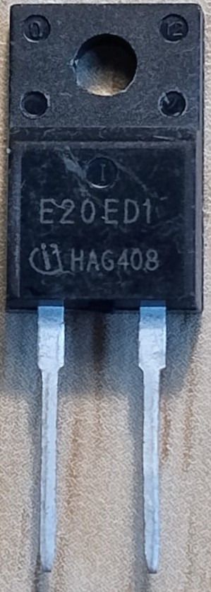 Schottky Diode E20ED1 650V 28A 38W, TO-220F package