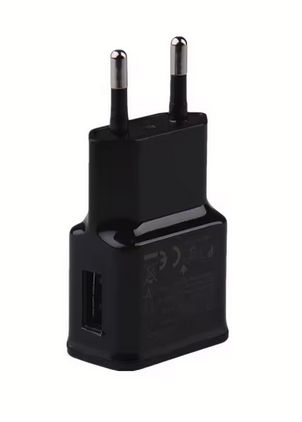 Power Supply, Charger 1xUSB, Maximum Current 2A, Black