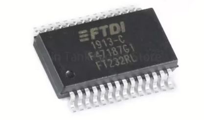 FT232RL Integrated Circuit by FTDI, SSOP 28 Package