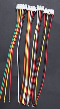 JST XH 2.54mm Single-Sided Connector + Socket, 6 Pins, 300 mm