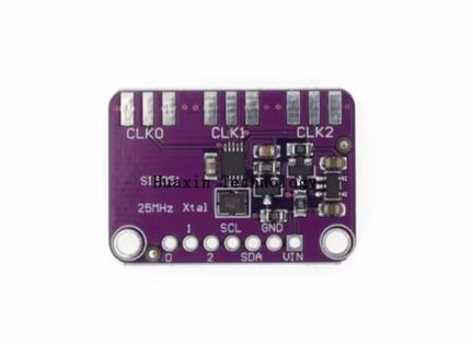 Si5351 Clock Module, Range from 8 kHz to 160 MHz, I2C Control