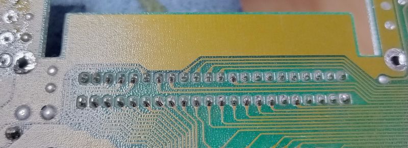 Commodore Edge Connector ESD Protective PCB