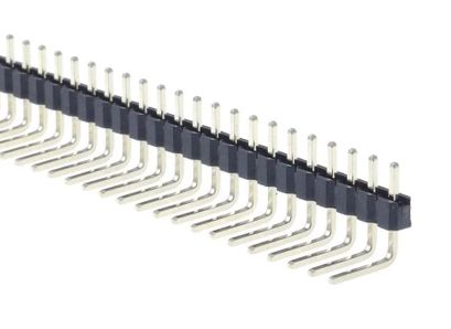 Angled Pin Header 1x40, 2.54mm Pitch