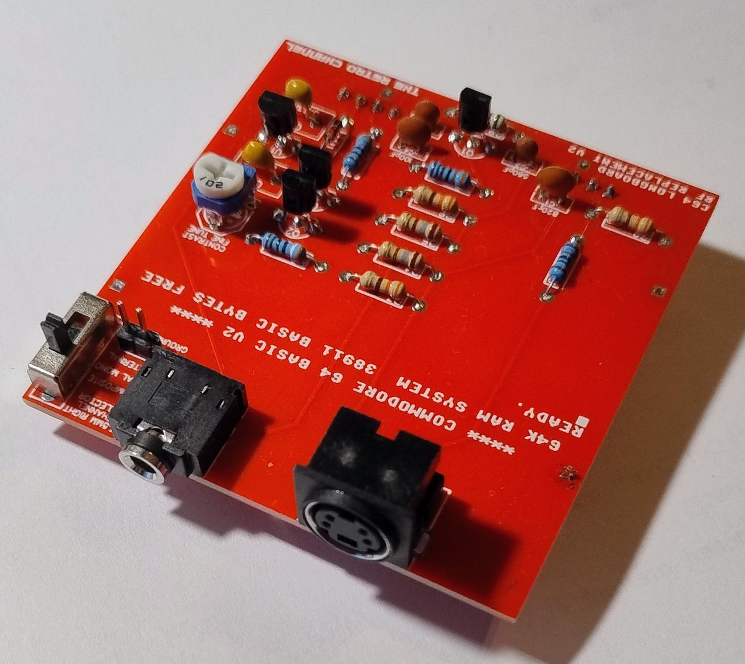 Replacement Modulator for Commodore, Longboard Version