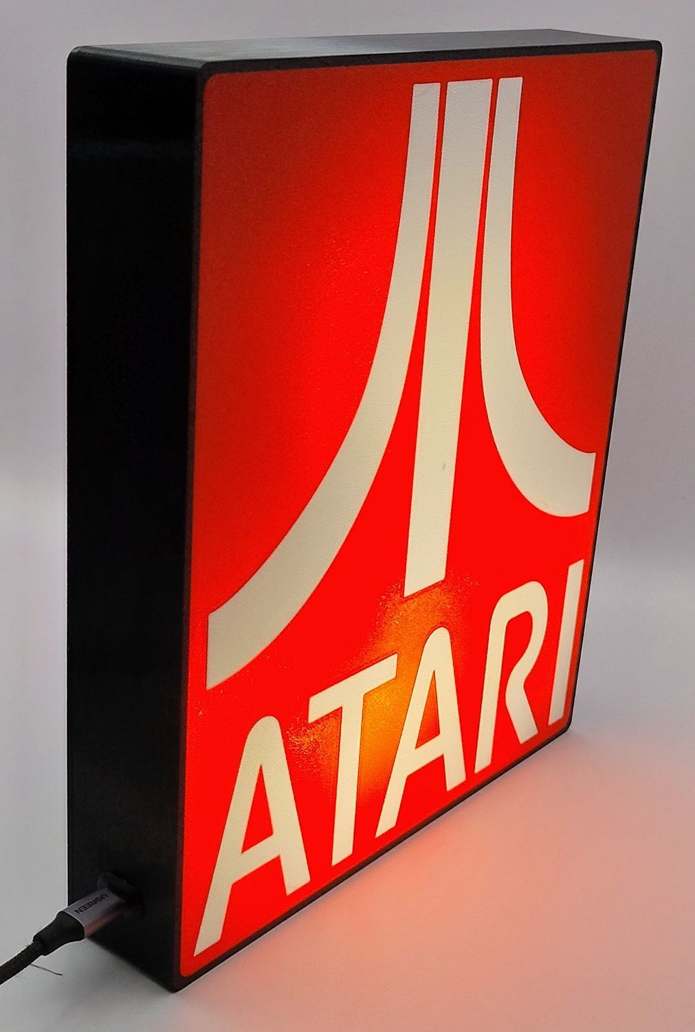 Lightbox Atari, LED lighting inside, powered by 5V