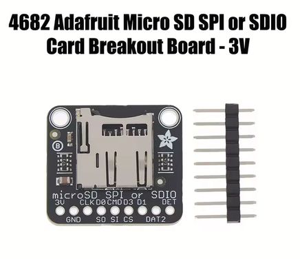 MicroSD SPI/SDIO Adapter Board — (Adafruit 4682)