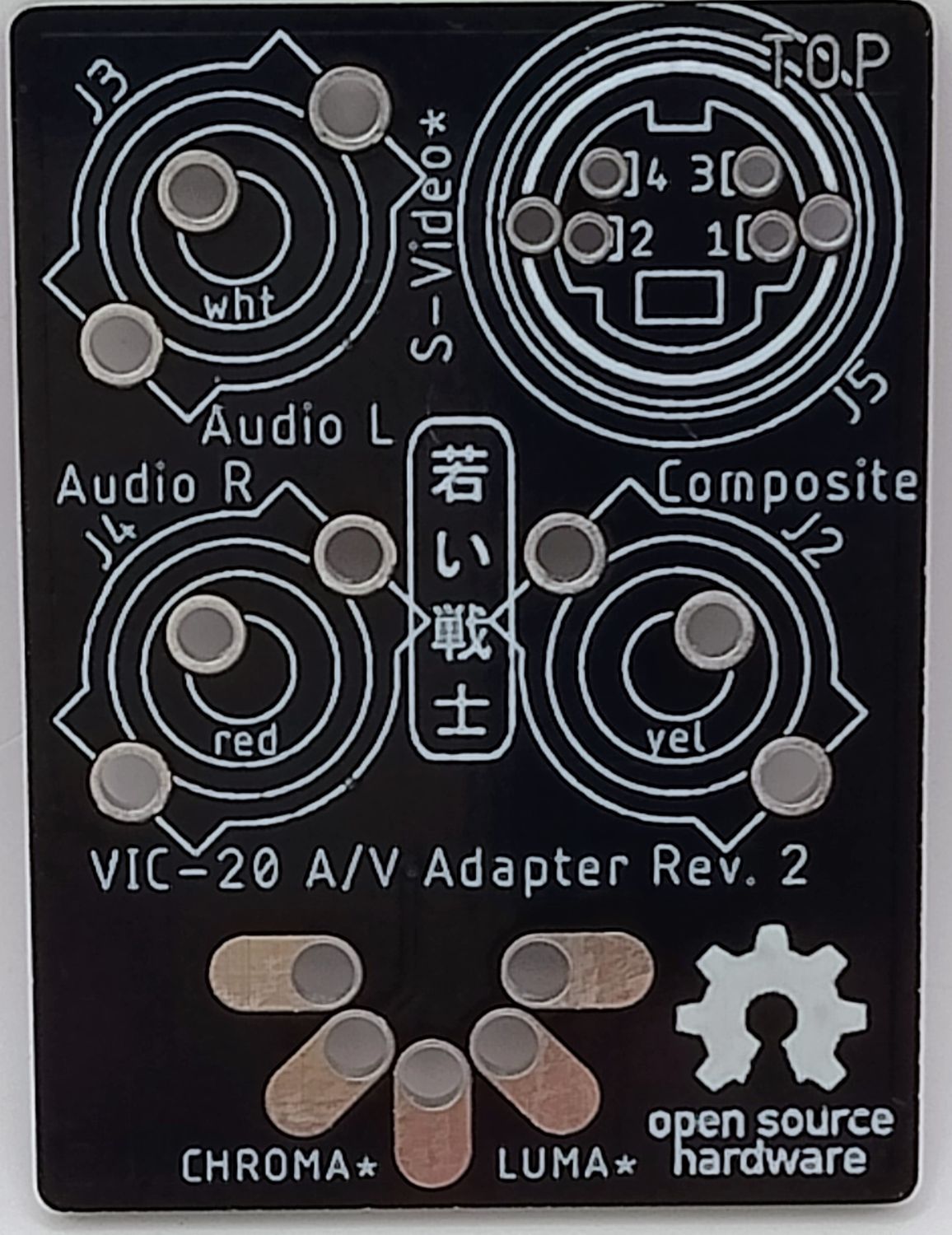 Audio-Video Adapter PCB for Commodore VIC-20