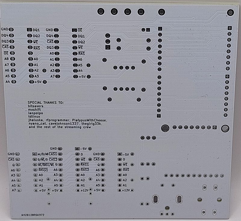 DRAM Memory Tester PCB Board, 1 and 4-bit
