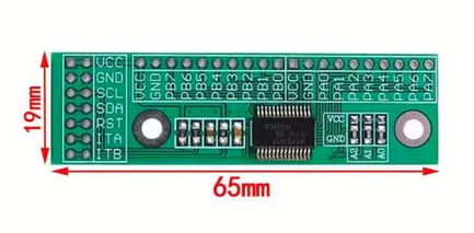 I/O Expansion Module with 16 Channels, I2C Interface, MCP23017-E/SS