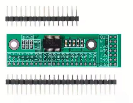 I/O Expansion Module with 16 Channels, I2C Interface, MCP23017-E/SS