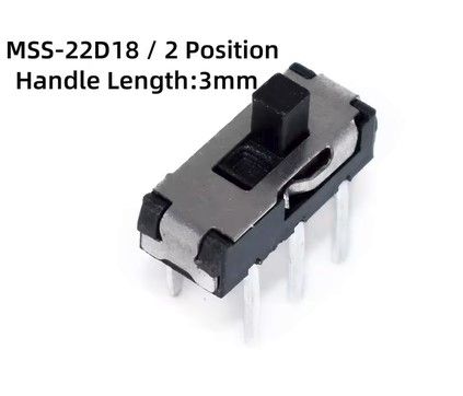 MSS-22D18 Switch, THT Mounting, 2.54mm Pitch