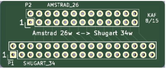 Adapter Shugart do CPC Amstrad/Schneider