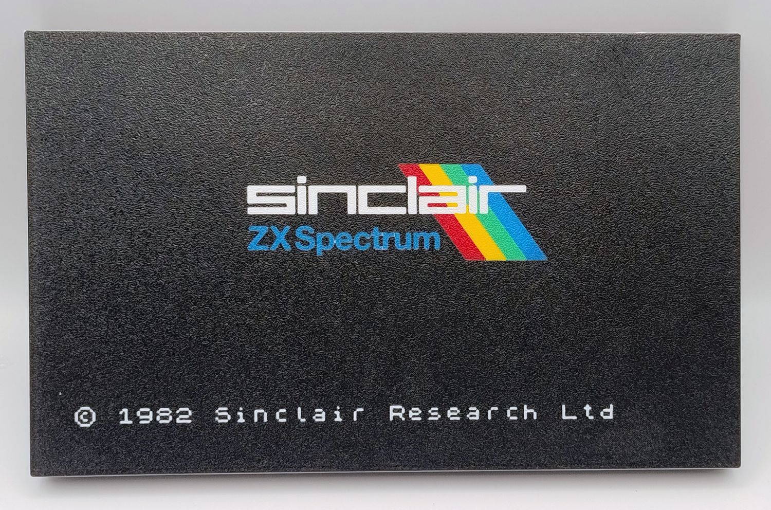 Dust cover for ZX Spectrum 48k with logo