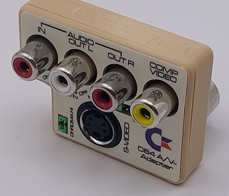 Commodore C64 A/V Adapter