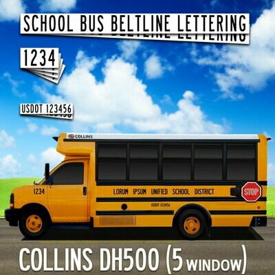 COLLINS DH500 Lettering
