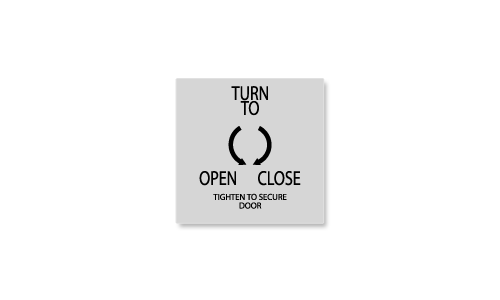 Turn to Open / Close