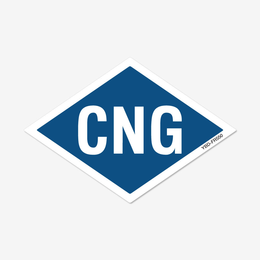 CNG Reflective Diamond Decal