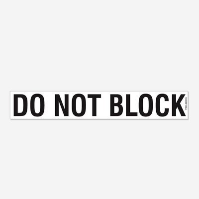 DO NOT BLOCK