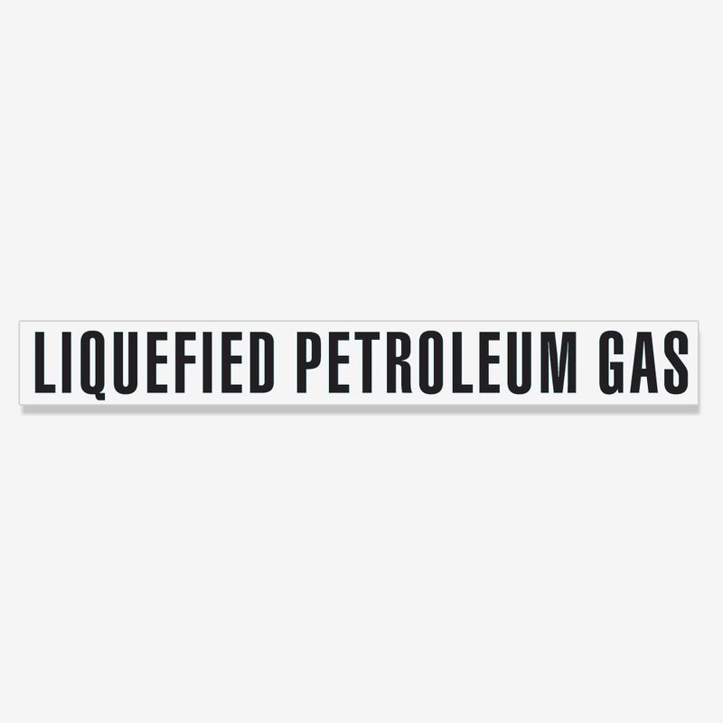 Liquefied Petroleum Gas Decal