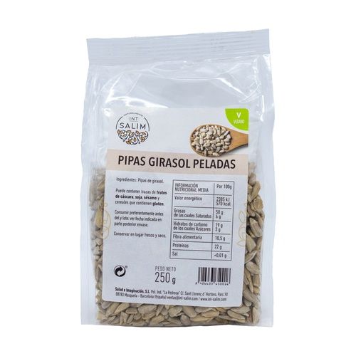 Pipas de Girasol Peladas 250g