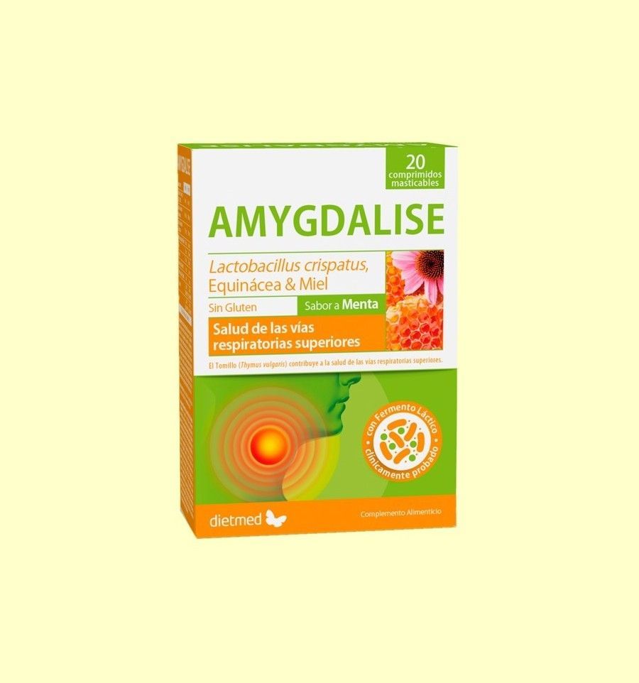 AMYGDALISE Sabor Limón 20comprimidos