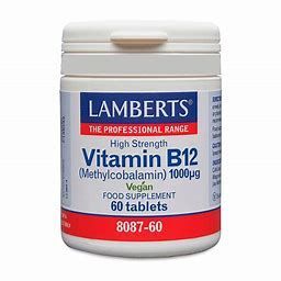 V. B12 (Methylcobalamina) 1000 60 tabletas