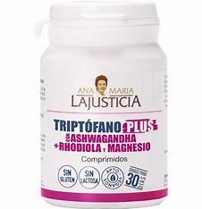 Triptófano Plus ashwaganda+Rhodiola y Magnesio 60c