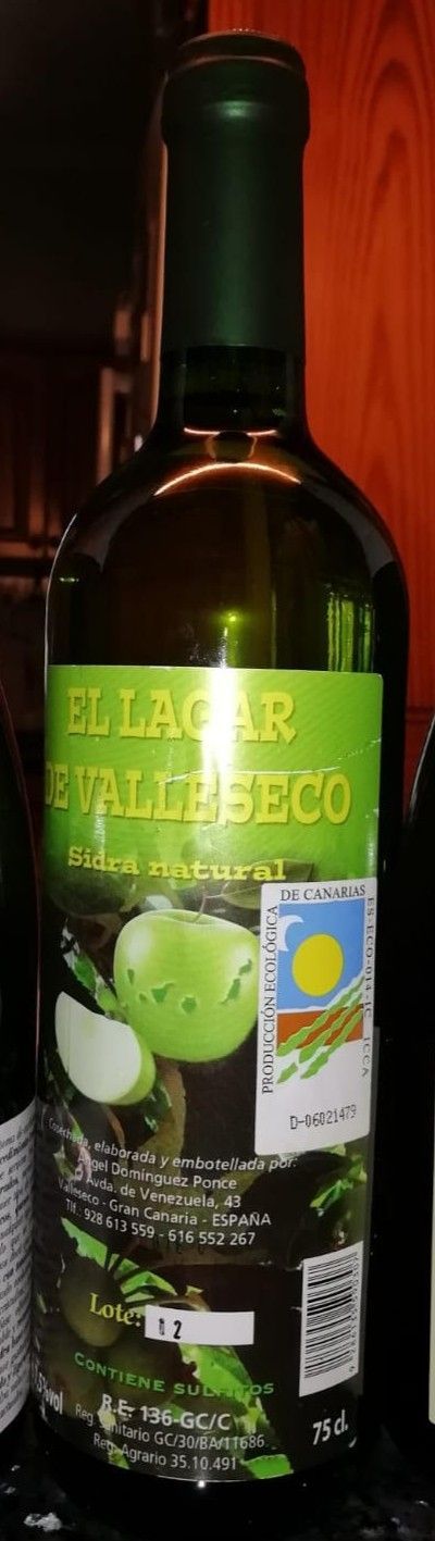 sidra natural de Gran canaria, medalla de plata mundial