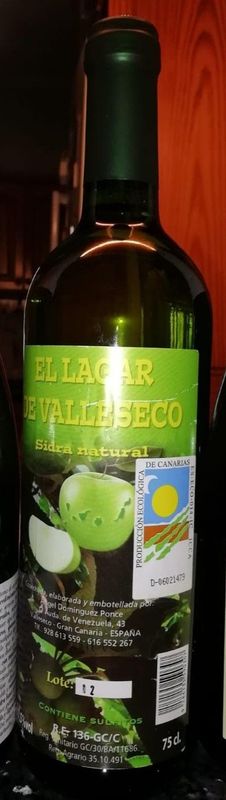 sidra natural de Gran canaria, medalla de plata mundial
