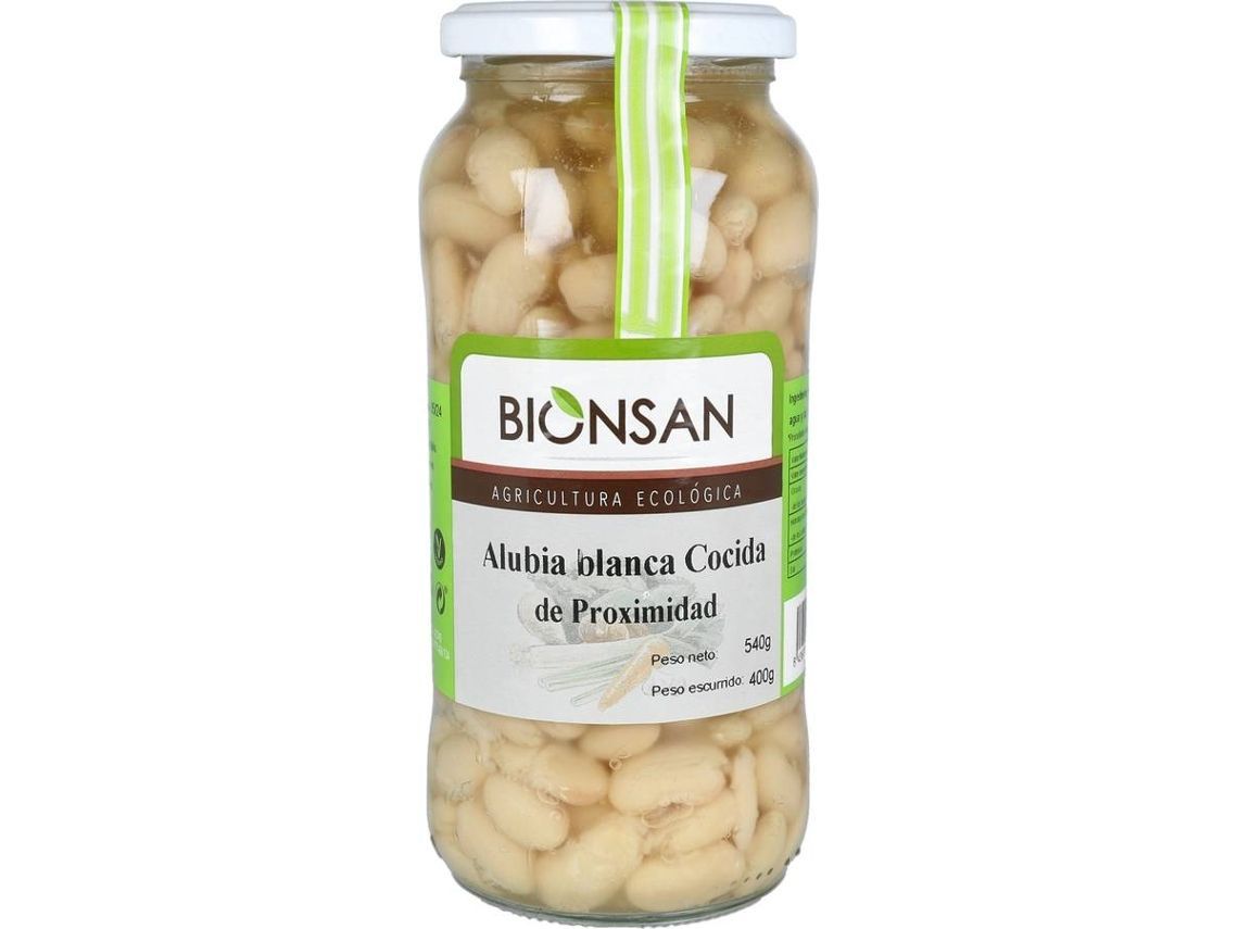 Alubia Blanca Cocida 660g Vegano ( Sin Gluten )