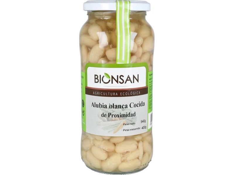 Alubia Blanca Cocida 660g Vegano ( Sin Gluten )