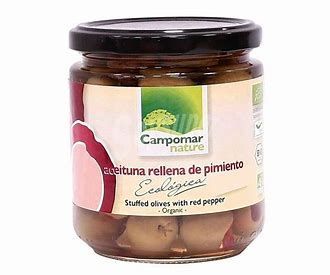 Aceituna rellena de pimiento 350g