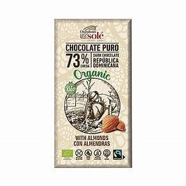 Chocolate Negro 72%Cacao República Dominicana  80g