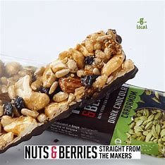 Barrita Chocolate Negro,Cardamomo,Frutos secos 30g