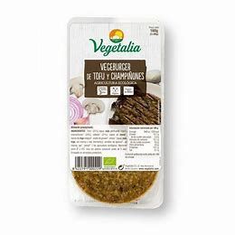 Burguer Tofu y champiñones 160gr Vegetalia