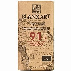 Chocolate Negro 91% Cacao Congo  100g