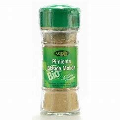 Pimienta blanca molida 38gr