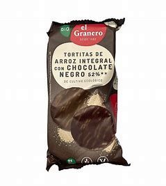 Tortitas de Arroz Integral cacao negro 100g
